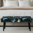 thumbnail image 5 of CHAQLIN Anti Abrasion Bench Covers for Bedroom Outdoor, Poly Spandex Machine Washable Bench Slipcover with Stain Proof, 5 of 9