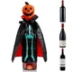 thumbnail image 3 of Skull Pumpkin Red Wine Bottle Bag Spooky 12-Inch Decorative, 3 of 5