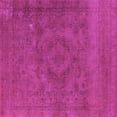 thumbnail image 1 of Ahgly Company Indoor Square Oriental Purple Industrial Area Rugs, 7' Square, 1 of 4