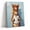Brown Horse, variant on Funny Red Fox Holding Toilet Paper Painting Canvas Wall Art - 8x10in