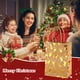 thumbnail image 5 of Uuiauoio Christmas Snowflake Tote Bag with Flat Bottom, Kraft Paper Gift Packaging for Holiday Parties, Festive Tree Design Carry Bag for Seasonal Present Wrapping and Events, 5 of 6