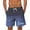 Navy, variant on Iugvhana Men's Gradient Print Swim Trunks with Pockets Big and Tall Summer Beach Shorts Swimwear Bathing Suits for Men Black L