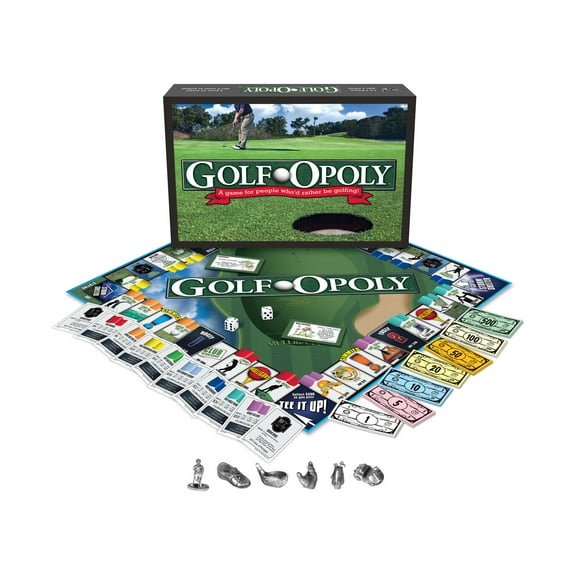Late for the Sky Golf-Opoly Kids Board Game, 2 to 6 Players
