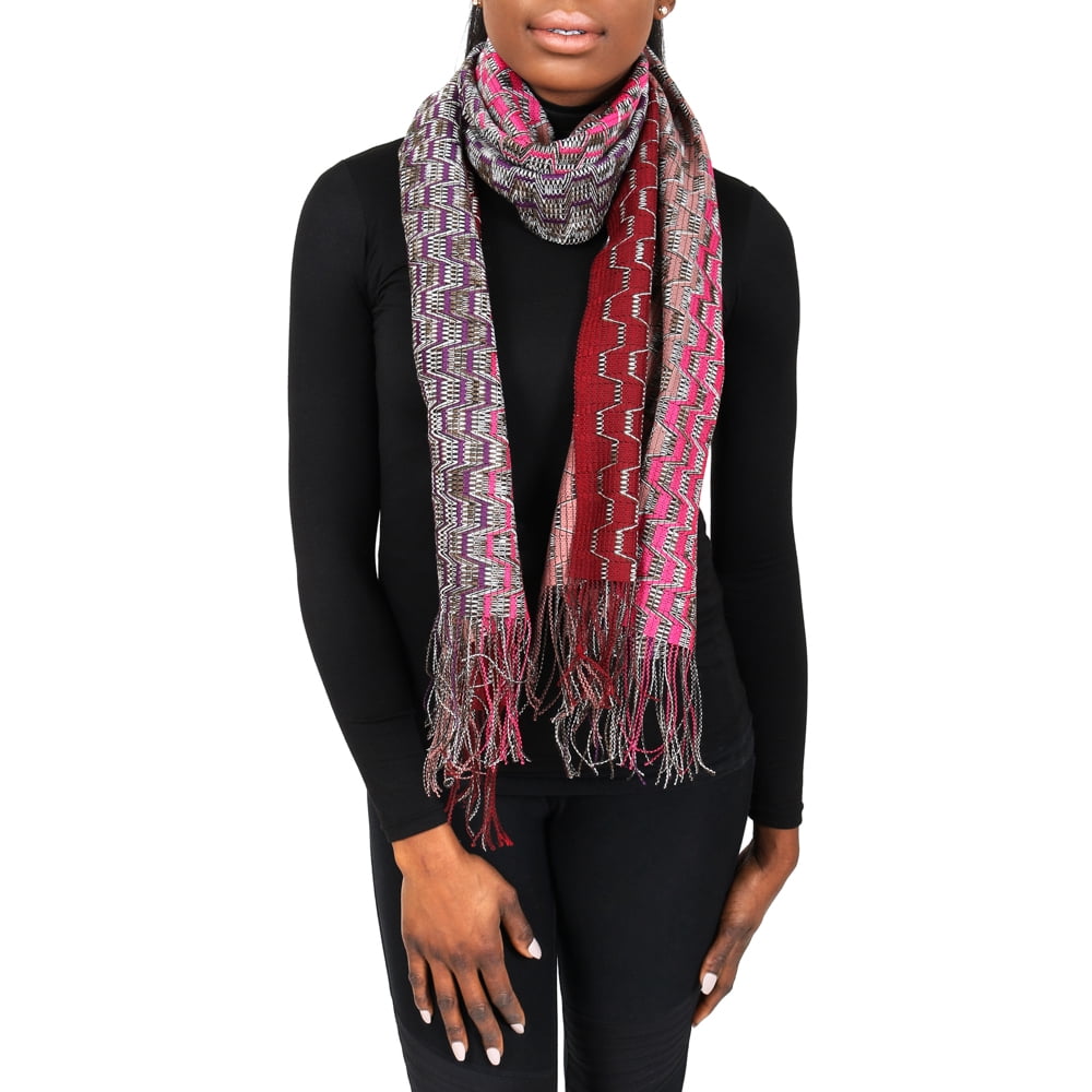 Missoni Missoni SC31PSD5929 0001 Multicolor Wool Blend Womens Scarf