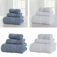 thumbnail image 4 of Naiovety Nuevo portátil 3 unids/set hogar Hotel algodón toalla manos cara cuerpo agua sudor absorción limpieza secado toalla Suministros de limpieza para el hogar amarillo, 4 of 6