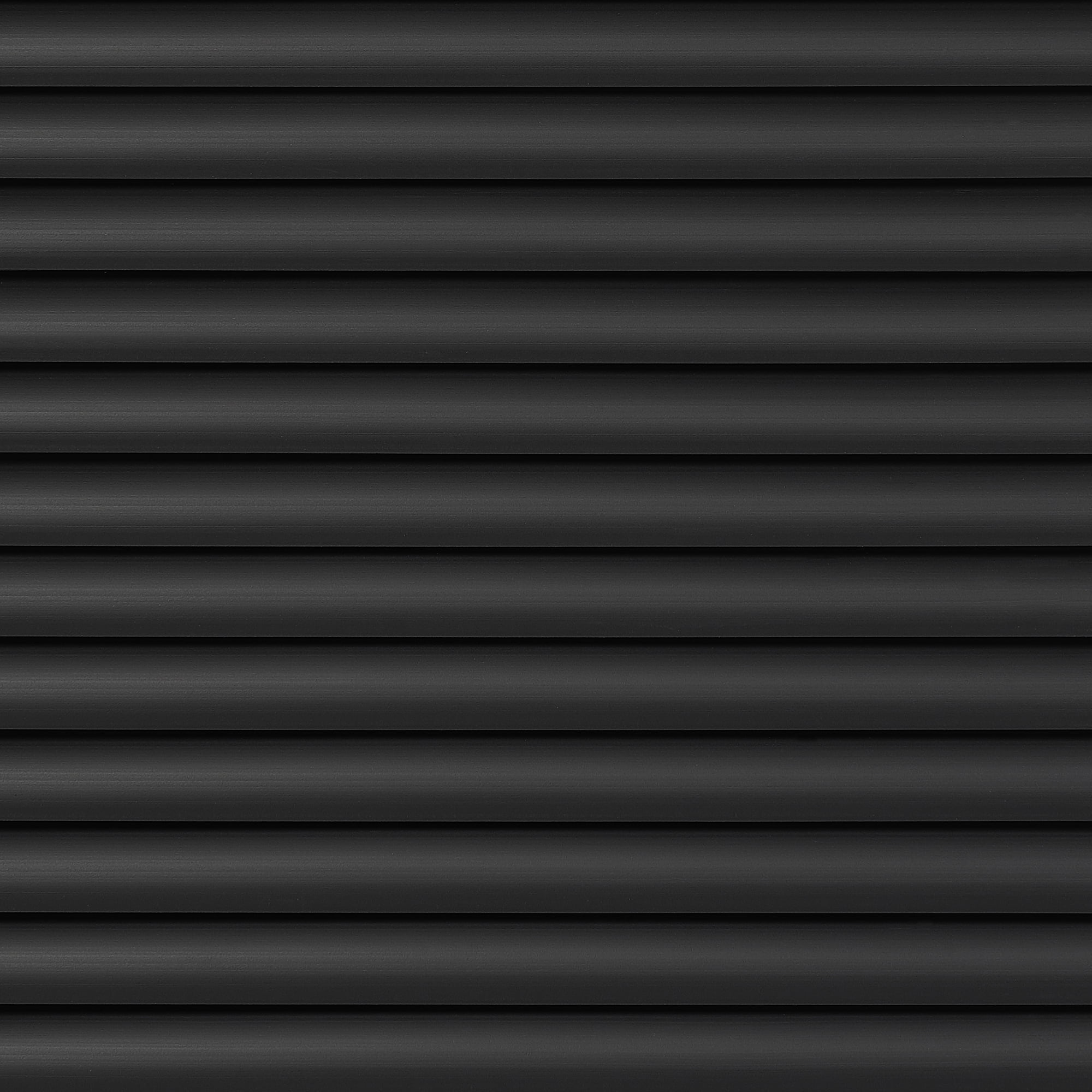 Achim Cordless Vinyl Mini Window Blinds, Black, 45" x 48"
