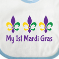 thumbnail image 4 of Inktastic My 1st Mardi Gras Fleur De Lis Boys or Girls Baby Bib, 4 of 4