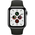 thumbnail image 2 of Pre-Owned Apple Watch Series 5 (GPS + LTE) 40mm Black Stainless Steel Case & Black Sport Band, 2 of 3
