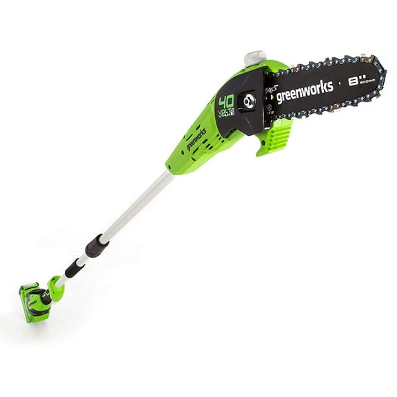 Greenworks 40V 8" Cordless Pole Saw with 2.0 Ah Battery and Charger Gen II 1403702