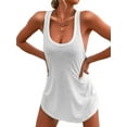 thumbnail image 1 of Trajes de Baño para Mujer, Vestidos de Playa Básicos, Sin Mangas, con Cuello en U, para Playa XS, 1 of 9