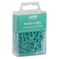 thumbnail image 2 of JAM Paper Standard Paper Clips, Teal Blue, 100/Pack, Small 1in, 2 of 4