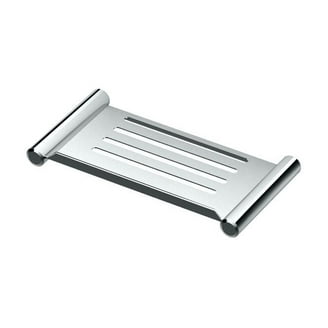 Reveal Collection - Glass Shelf in Satin Nickel by Gatco Bath