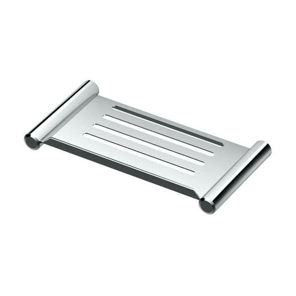 Gatco 1467 Elegant 10" Corner Shelf, Chrome