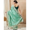 thumbnail image 6 of Ethnic Motifs Embroidered Silk Blend Sarees - 27187302, 6 of 7