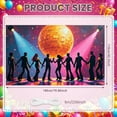 thumbnail image 2 of Mirror Ball Design Disco Party Banner Colorful Lights Party Banner Shiny Disco Retro Dance Party Banner for Disco Party Dance Event Retro Celebration, 2 of 9