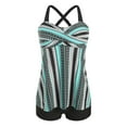 thumbnail image 4 of Women's Underwire Tankini Swimsuit - Twist V Neck Flowy Bathing Suit Top Only, No Bottom, 4 of 5