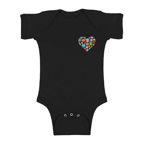 Awkward Styles Love Autism Puzzle Baby Bodysuit Autism Awareness Baby Bodysuit Autism Love Puzzle Short Sleeve Bodysuit for Babies Autism Baby Autism Gifts for Baby Girls and Baby Boys