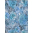 thumbnail image 2 of Addison Rugs Chantille Indoor/Outdoor Transitional Floral Blue Machine Washable Rectangle Rug, 10' x 14', 2 of 8