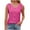 Hot-Pink, variant on Mrat Sleeveless Basic Cami New Women's Spring/Summer Button Tank Tops with Round Neck Lace Sleeveless Loose Tops Shelf Bra Tank Tops for Women S-36 Wine L