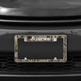thumbnail image 3 of Tampa Bay Hockey Lightning Chrome Metal (Set of 2) License Plate Frames with Mossy Oak Camouflaged Camo Design, 3 of 6