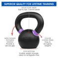 saney Kettlebell Weights Cast Iron/Kettlebells Powder Coated Strength