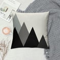 thumbnail image 2 of HENGT  Throw Pillow Covers Black and White Pillow Cases Arrow Mountain Decorative Square Cushion Cover Room Sofa Decor, 2 of 5