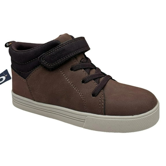 OshKosh B'gosh Little Boys Slip-on Ankle Casual Boots Size 12 Brown Sporty Style