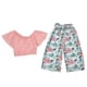 thumbnail image 2 of Trajes De Verano Para Niñas, Ropa De Niña Ropa De Verano Para Niñas Pequeñas Ropa Para El Verano Para El Día De Acción De Gracias Para La Pascua Para El Cumpleaños Cergrey Rosa 100cm, 2 of 8