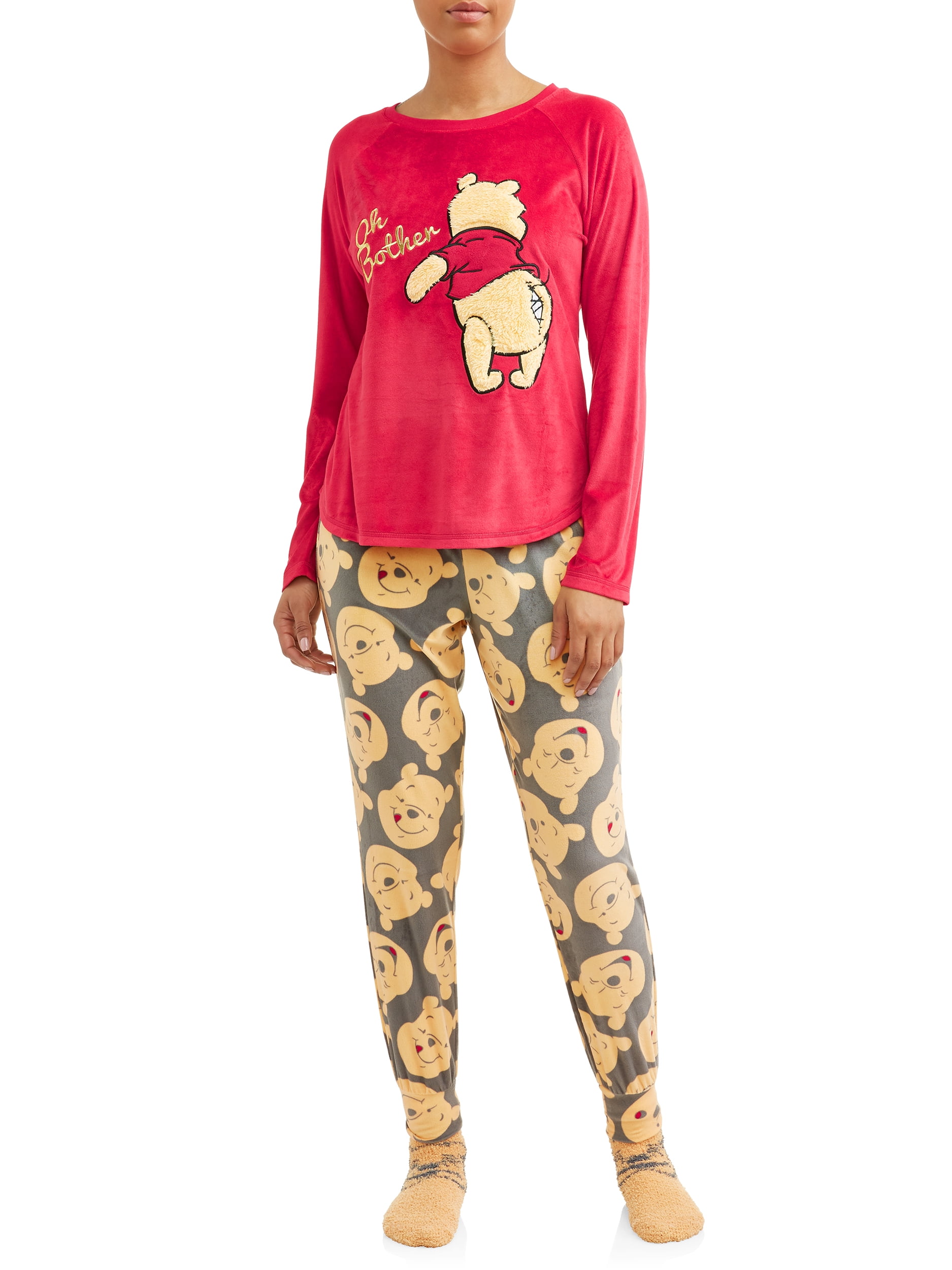 Winnie The Pooh Women's and Women's Plus Pajama Gift Set - Walmart.com