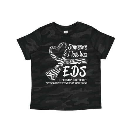 

Inktastic Someone I Love Has EDS- Ehlers Danlos Syndrome Gift Toddler Boy or Toddler Girl T-Shirt