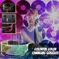 thumbnail image 3 of Langgg Lunettes Lumineuses Sans Fil LED à Piles Ergonomiques Réglables Réutilisables pour Festival de Musique Type2 (avec Pile), 3 of 7