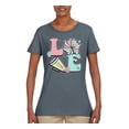 thumbnail image 2 of Wild Bobby Love Cheer Women Graphic Tee, 2 of 6