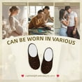 thumbnail image 7 of Fotbe Spooky Pumpkin Face Pattern Women's Fuzzy Curly Fur Memory Foam Loafer Slippers Indoor Outdoor Slippers Winter Home Shoes-42/43, 7 of 7