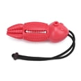thumbnail image 5 of Juguete para cepillo de dientes para perros, resistente a las mordeduras, limpieza de dientes, juguetes para masticar para perros pequeños y medianos (rojo), 5 of 5