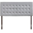 thumbnail image 2 of Hawthorne Collection Queen Tufted Panel Headboard in Sky Gray, 2 of 4