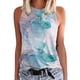 thumbnail image 1 of Prolriy Tops de verano para mujer 2024 Camisetas sin mangas para mujer Camisetas de verano Sin mangas Casual Suelto Estampado Túnica Blusas Camiseta sin mangas para mujer Tops para mujer Azul cielo M, 1 of 4
