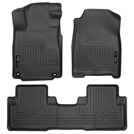 Husky Liners Front & 2nd Seat Floor Liners (Footwell Coverage) Fits 12-15 CR-V