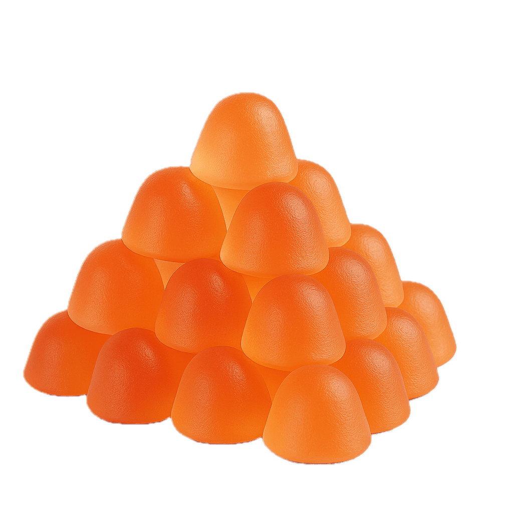 Punchies Protein Fruit Snacks for Kids | Orange | 35 Gummies per Bag | 5g Protein per Serving | 2-Pack