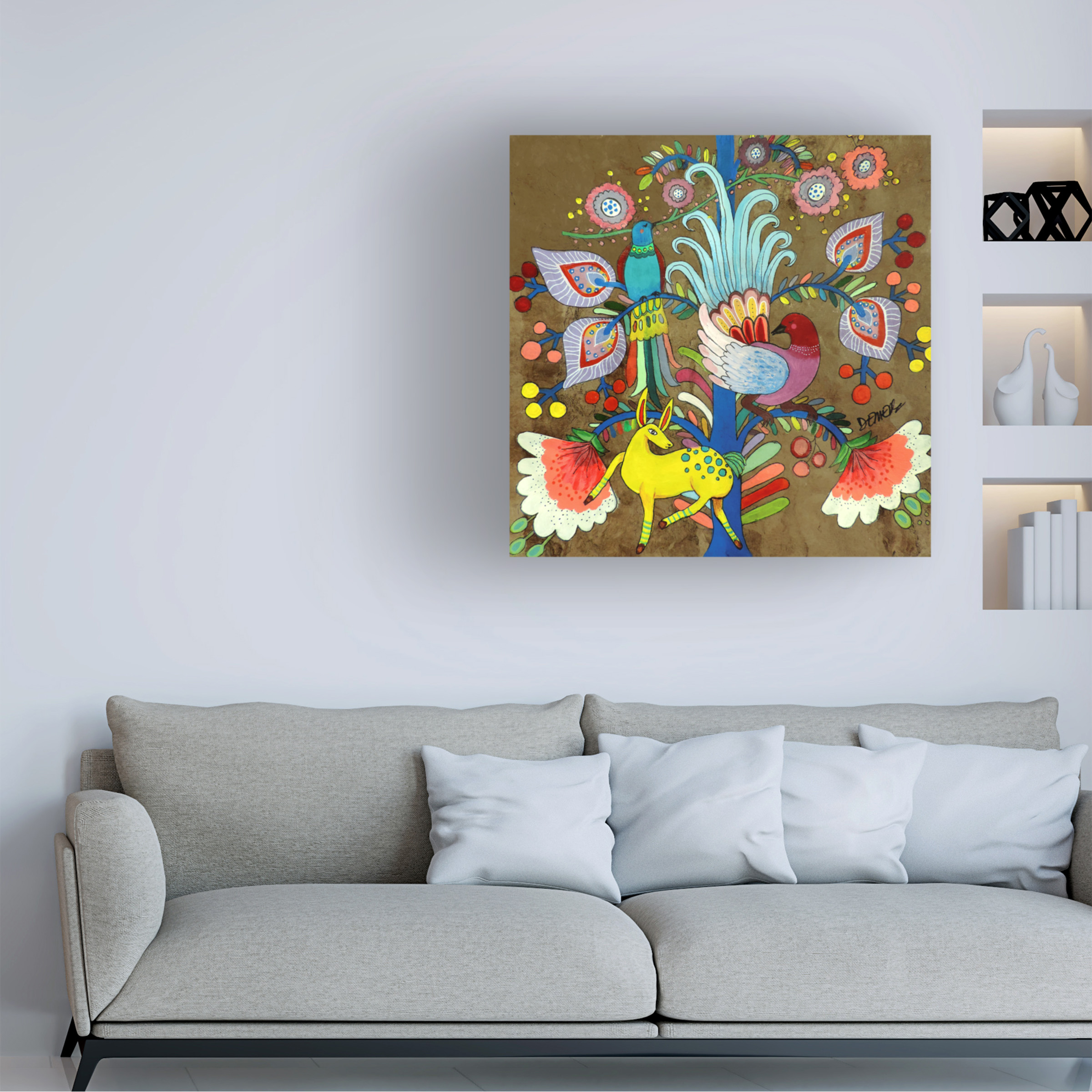 Sylvie Demers 'Amate Uno' Canvas Art