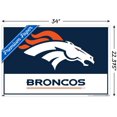 thumbnail image 3 of NFL Denver Broncos - Logo 21 Wall Poster with Pushpins, 22.375" x 34", 3 of 3