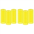 thumbnail image 1 of 200 Piezas Pulseras de Goma de Color Sólido Pulsera de Silicona Pulseras Deportivas de Goma Elástica una Granel Muñequeras para Adultos (Amarillo), 1 of 3