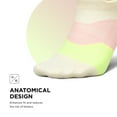 thumbnail image 5 of Feetures Elite Ultra Light Cushion Ankle Socks - Sport Sock with Targeted Compression - Sandy Melon, M (1 Pair), 5 of 7