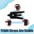 thumbnail image 4 of Luniquz Black Knee Patella Support Brace Adjustable Sleeve Wrap Cap Stabilizer Sports Wrap Brace Hiking Sports Breathable Knee Protector, 4 of 9