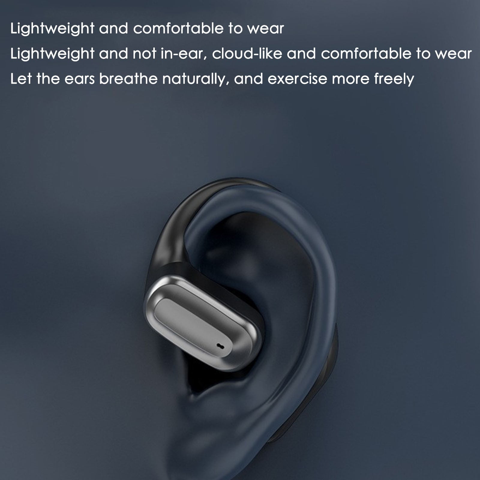 Ear Earbuds Wireless Open Ear Earbuds Bluetooth 5.4 Ipx5 Intelligent Screen Open Bluetooth Earphones With Display For Running Of The Day Home Decor