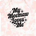 thumbnail image 4 of Inktastic My Meemaw Loves Me Grandchild Quote Boys or Girls Baby Bodysuit, 4 of 5
