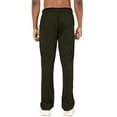 thumbnail image 3 of Tyhengta Mens Pants Athletic Open Bottom Running Pants Mesh Mens Sweatpants with Pockets Armygreen/Black 2XL, 3 of 9