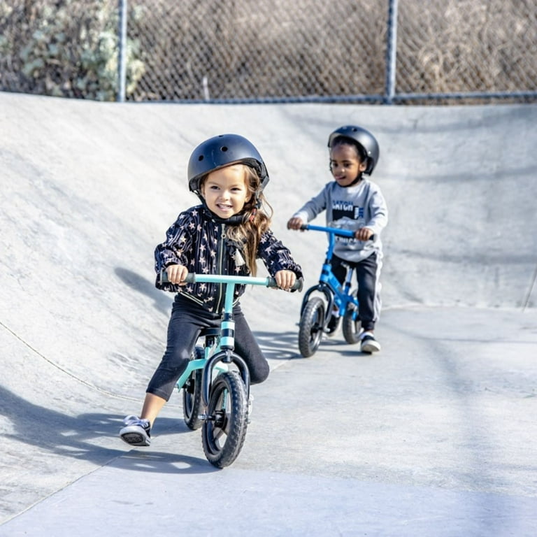 NEON Balance Bike 10 Blue Training No Pedal Push Bicycle for Kids Age 2 to 4 Walmart