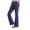 Navy, variant on Fsqjgq Womens Flare Leggings Black High Waist Straight Leg Bell Bottoms Yoga Pants Plus Size Casual Workout Leggings Trousers Navy 2XL