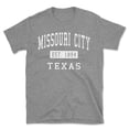 thumbnail image 1 of Missouri City Texas Classic Established Men's Cotton T-Shirt, 1 of 1