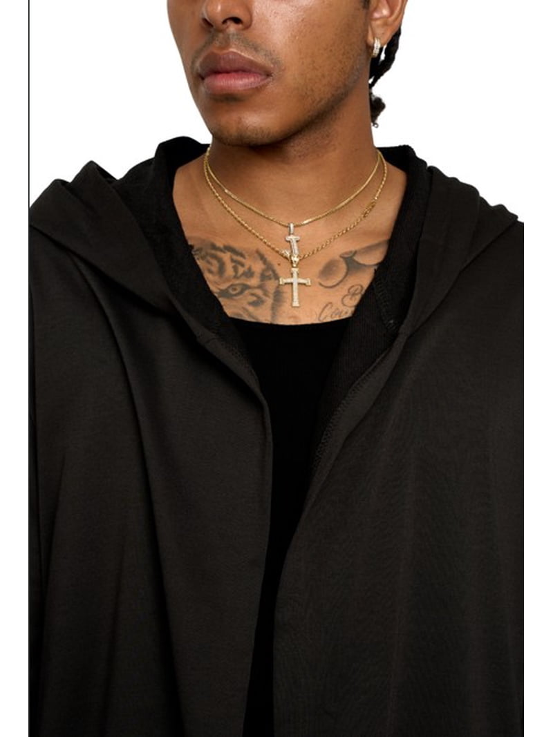 Victorious Long Length Drape Cape Cardigan Hoodie - Multiple